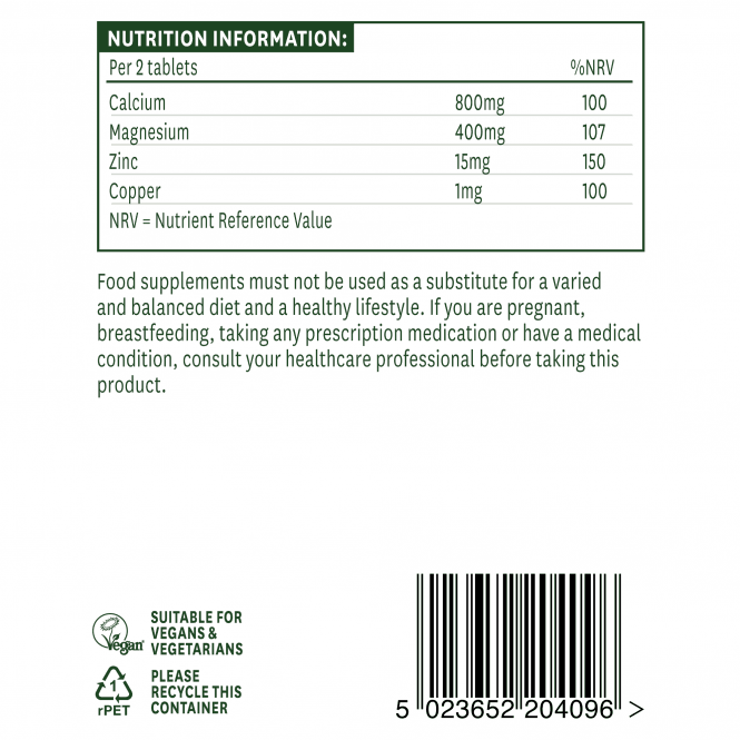 Natures Aid Calcium, Magnesium + Zinc GOODS McGrocer Direct   