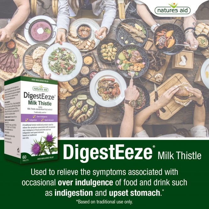 Natures Aid DigestEeze(Milk Thistle) Vegan McGrocer Direct   