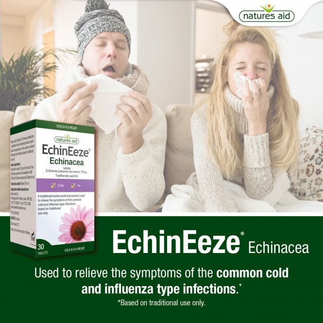 Natures Aid EchinEeze (Echinacea) Vegan McGrocer Direct   