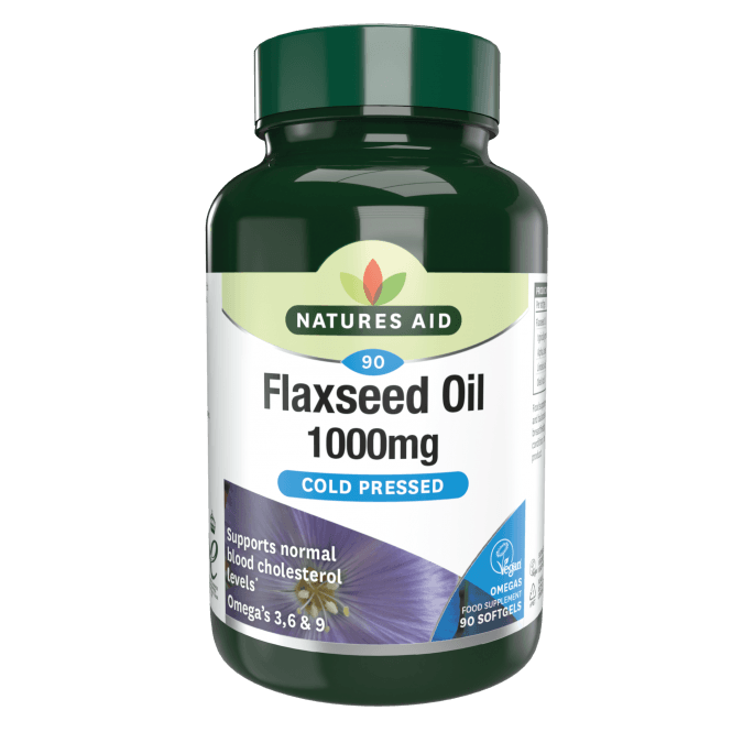 Natures Aid Flaxseed Oil 1000mg GOODS McGrocer Direct   