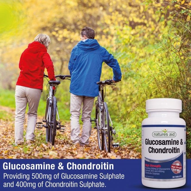 Natures Aid Glucosamine 500mg + Chondroitin 400mg