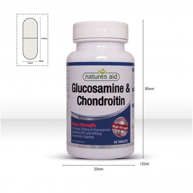 Natures Aid Glucosamine 500mg + Chondroitin 400mg Discover Our Range McGrocer Direct   