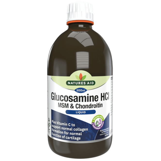 Natures Aid Glucosamine, MSM & Chondroitin Liquid