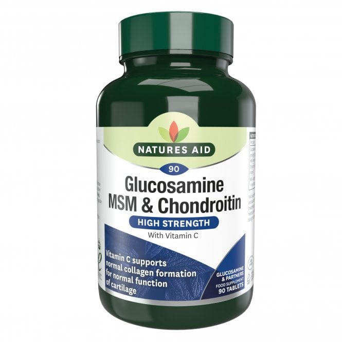 Natures Aid Glucosamine, MSM & Chondroitin