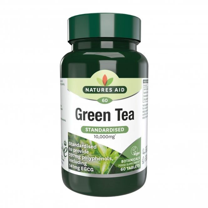 Natures Aid Green Tea 10,000mg Vegan McGrocer Direct   