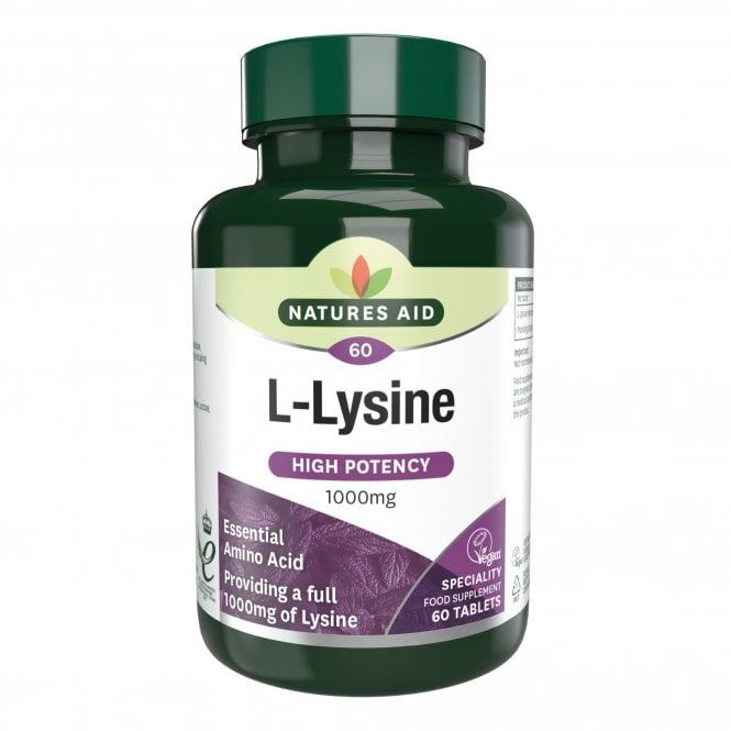 Natures Aid L-Lysine Vegan McGrocer Direct   