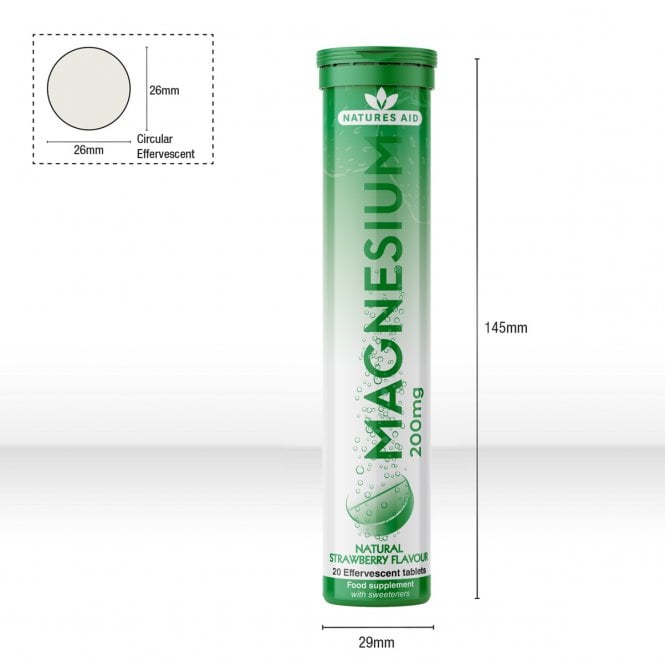 Natures Aid Magnesium Effervescent Vegan McGrocer Direct   