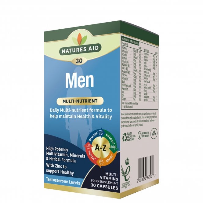 Natures Aid Men's Multi-Vitamins & Minerals