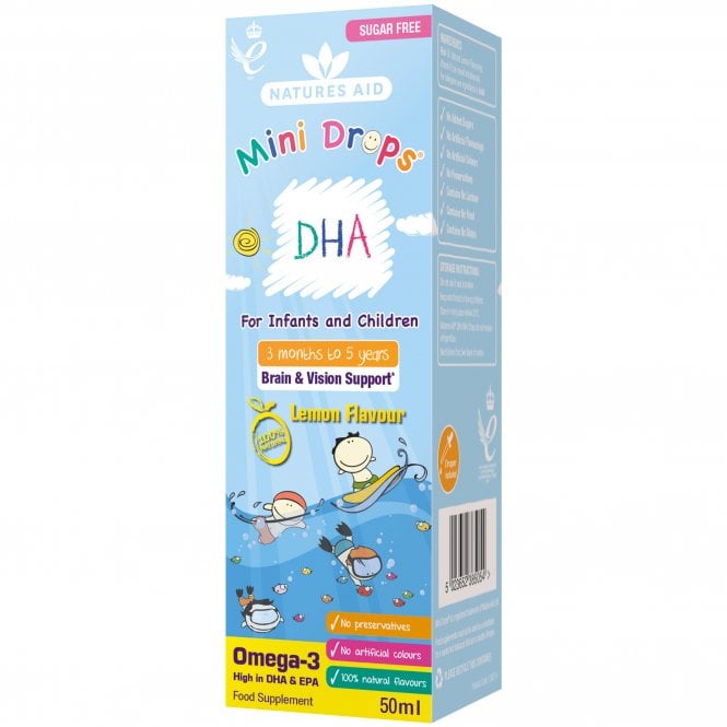 Natures Aid Mini Drops DHA