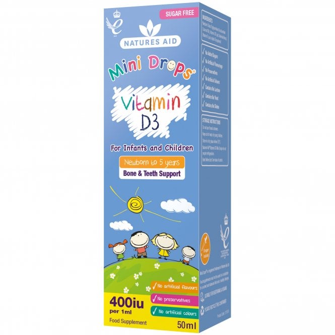 Natures Aid Mini Drops Vitamin D