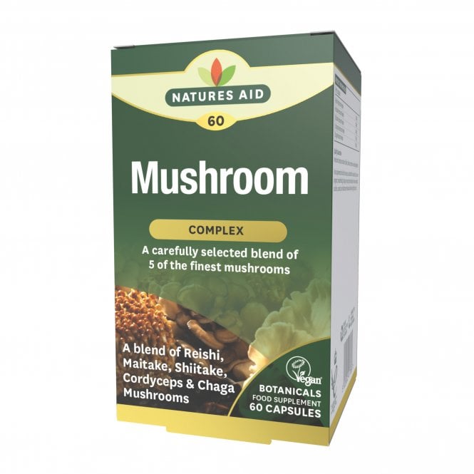 Natures Aid Mushroom Complex Vegan McGrocer Direct   