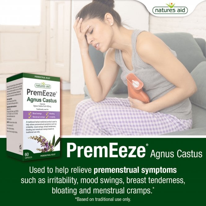 Natures Aid PremEeze (Agnus Castus) Vegan McGrocer Direct   