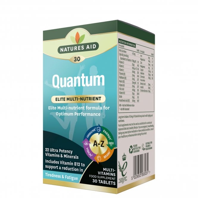 Natures Aid Quantum Multi-Vitamins & Minerals Vegan McGrocer Direct   