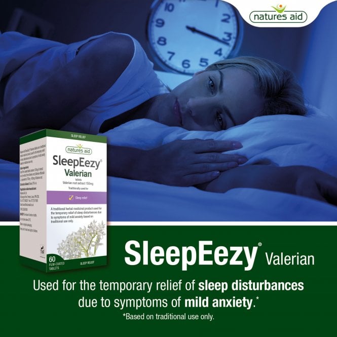 Natures Aid SleepEezy (Valerian) Vegan McGrocer Direct   