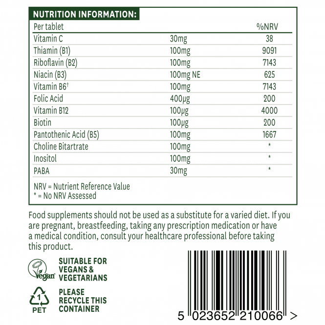 Natures Aid Vitamin B Complex 100 GOODS McGrocer Direct   