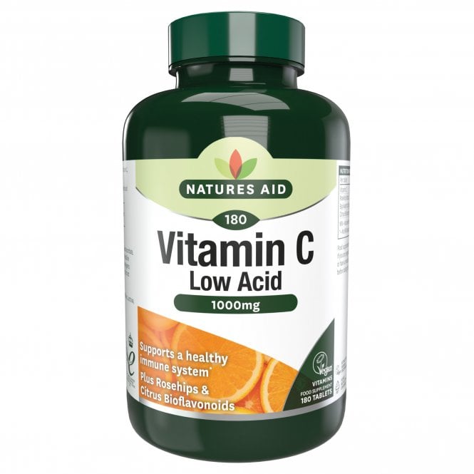 Natures Aid Vitamin C 1000mg Low Acid