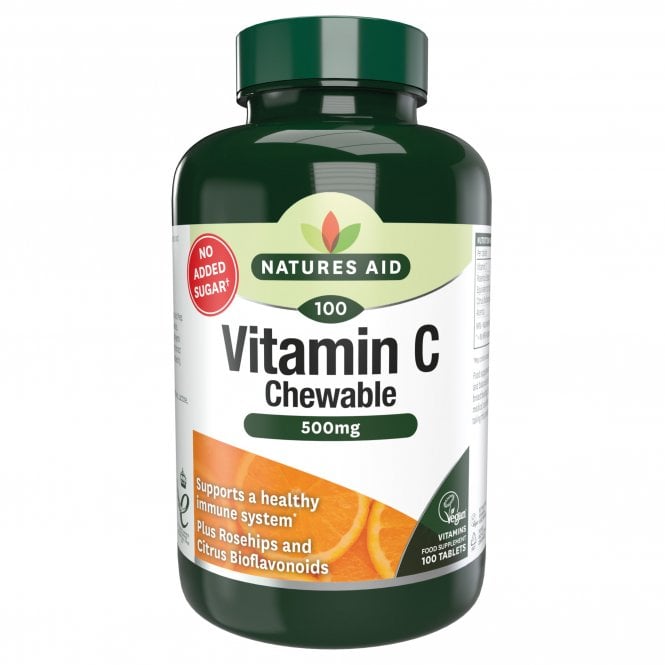 Natures Aid Vitamin C 500mg Chewable GOODS McGrocer Direct   