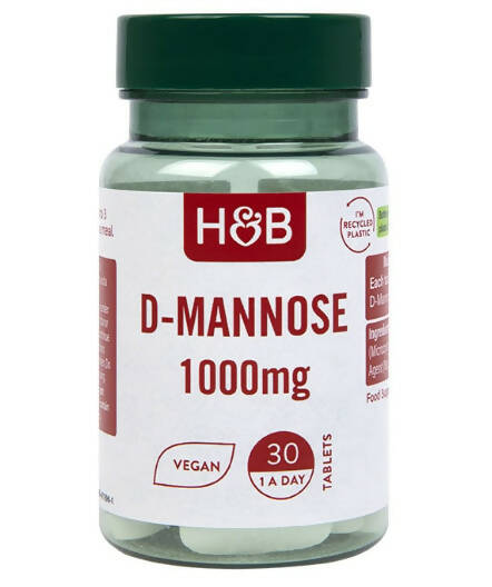 Holland & Barrett D Mannose 1000mg 30 Tablets - McGrocer