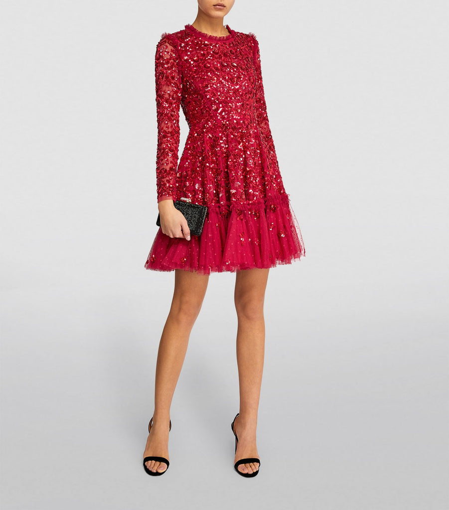 Sequinned Alina Mini Dress