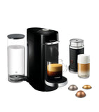 Black Vertuo Plus & Milk Coffee Machine GOODS Harrods   