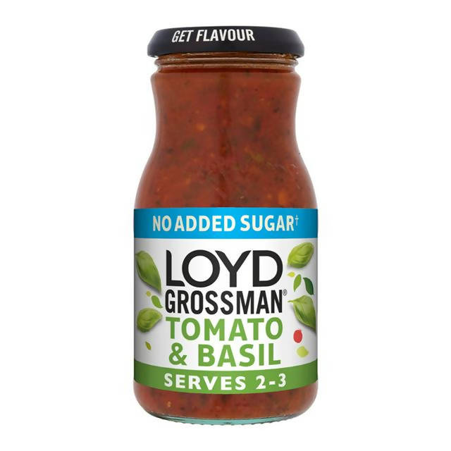 Loyd Grossman No Added Sugar Tomato & Basil 350g - McGrocer