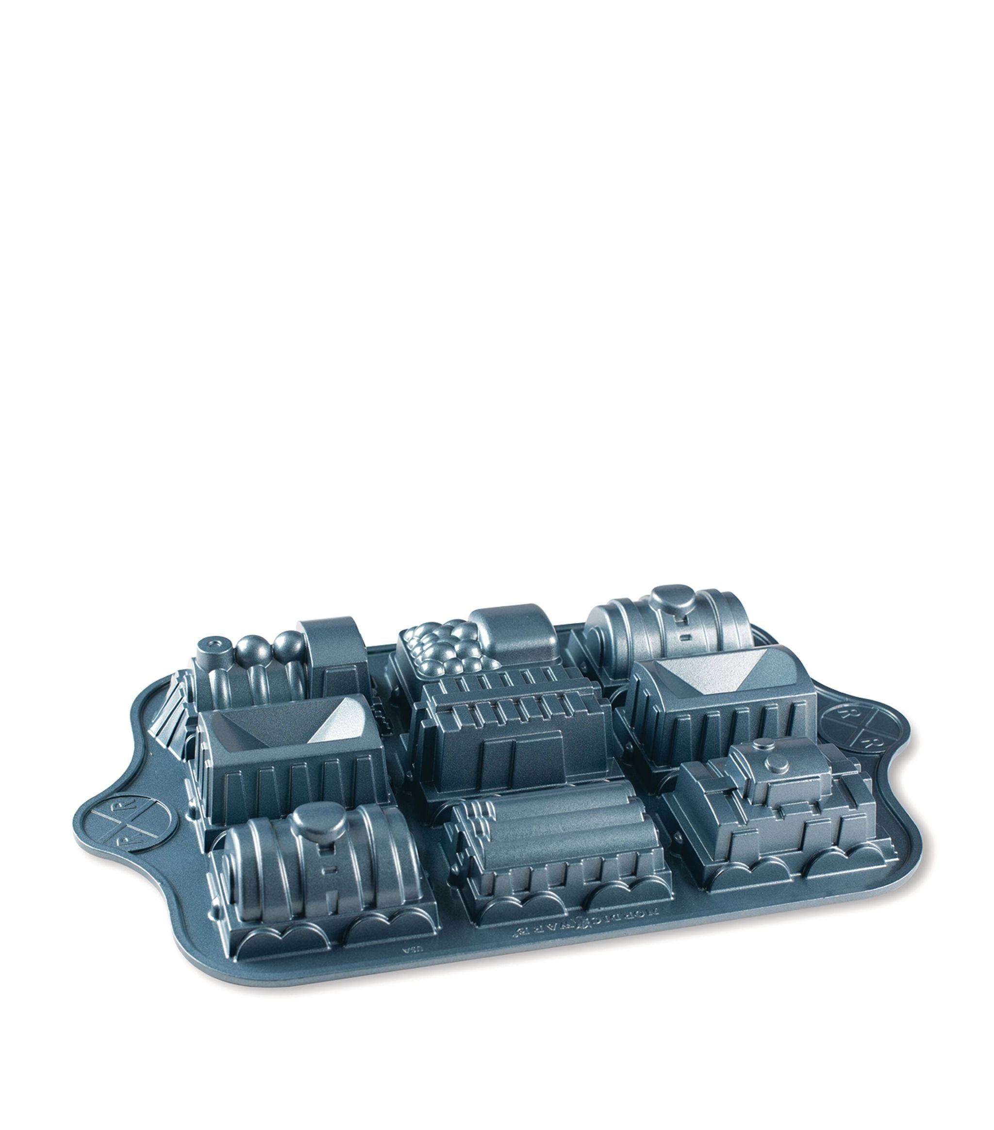 Party Line Blue Train Cake Pan (25cm) GOODS Harrods   