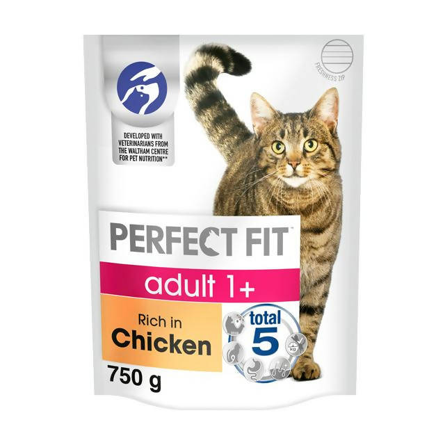 Perfect Fit Advanced Nutrition Adult Complete Dry Cat Food Chicken 750g