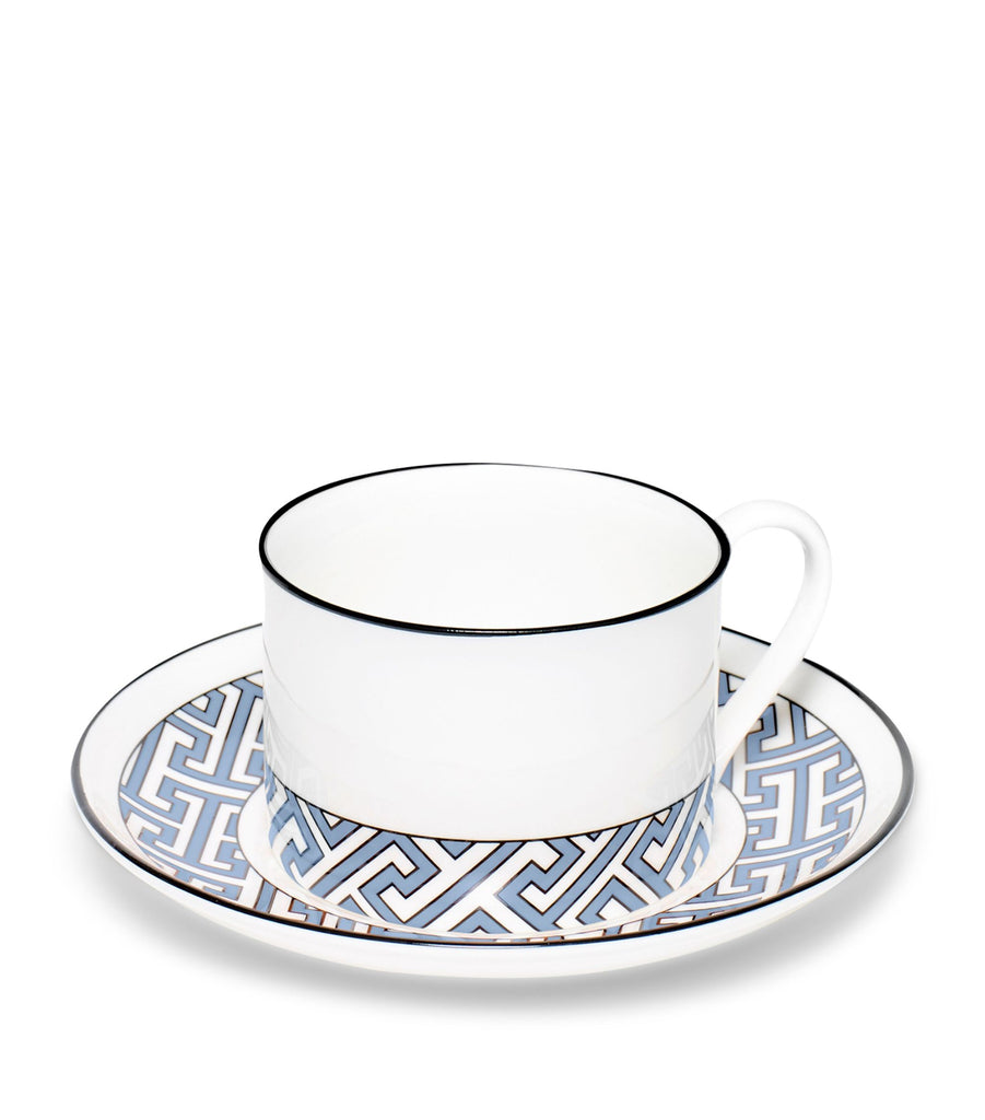 Maze Teacup and Saucer