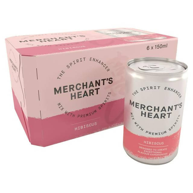 Merchant's Heart Hibiscus Tonic Water 6x150ml