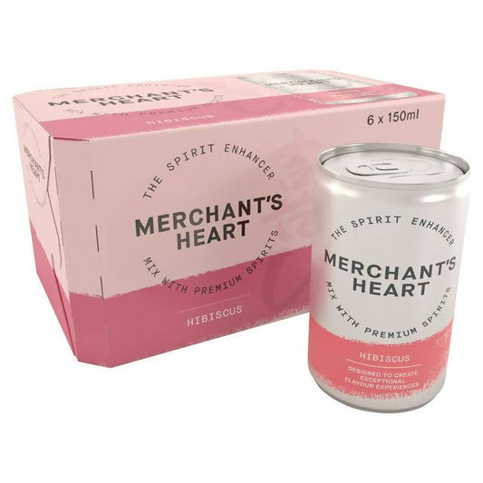 Merchant's Heart Hibiscus Tonic Water 6x150ml Mixers Sainsburys   