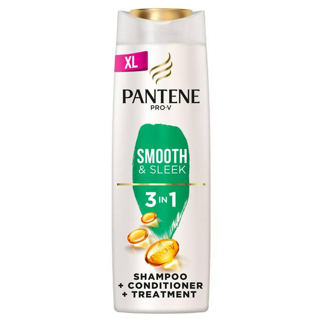 Pantene Pro-V Smooth & Sleek 3in1 Shampoo Conditioner For Dull & Frizzy Hair 450ml shampoo & conditioners Sainsburys   