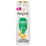 Pantene Pro-V Smooth & Sleek 3in1 Shampoo Conditioner For Dull & Frizzy Hair 450ml shampoo & conditioners Sainsburys   