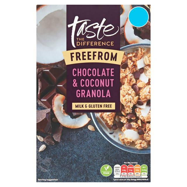 Sainsbury's Taste the Difference Free from Chocolate & Coconut Granola 350g