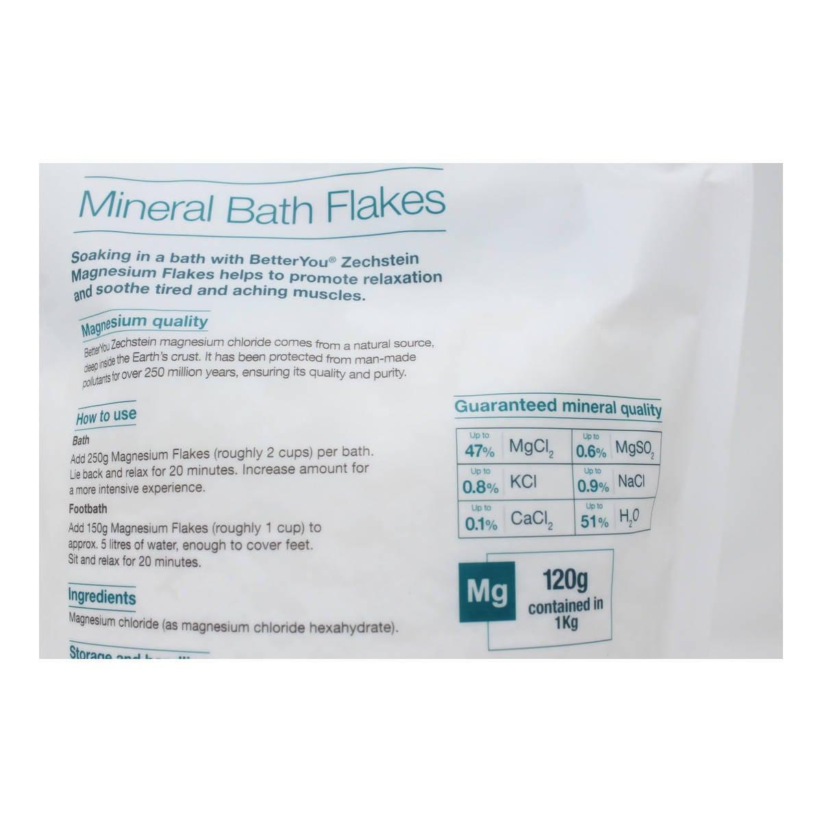 BetterYou Magnesium Flakes, 1kg Bath & Shower Costco UK   