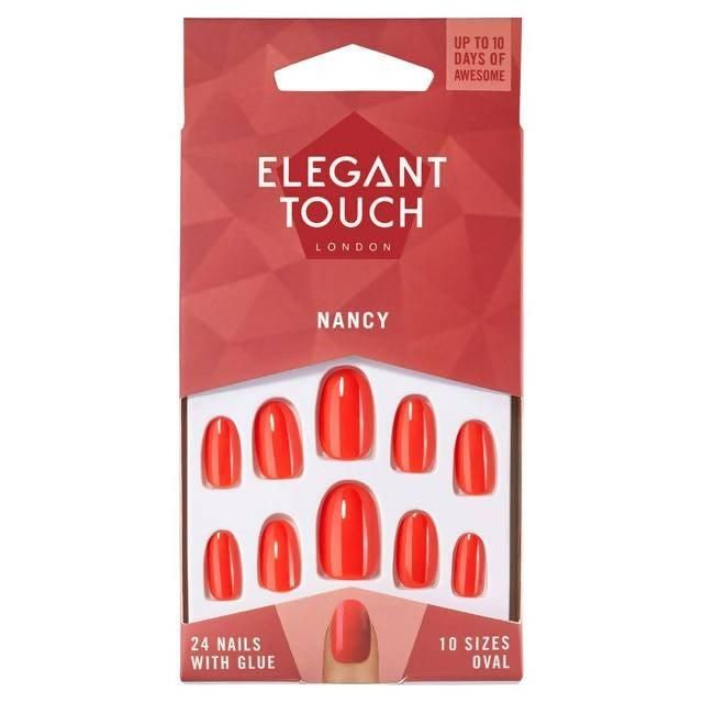 Elegant Touch Polish Nancy 24 Pack Nails 10 Sizes