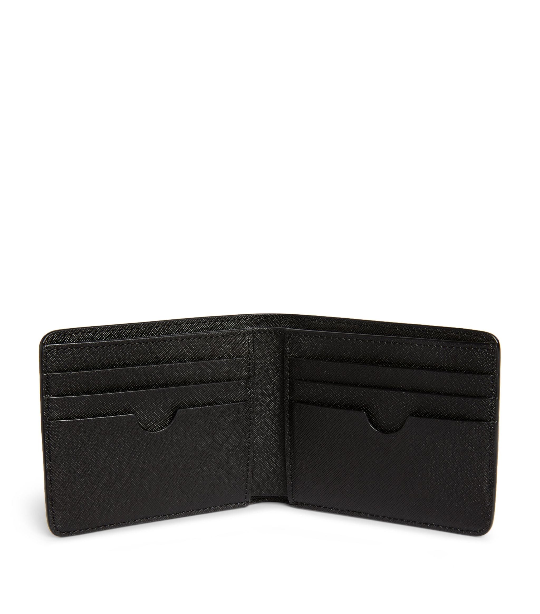 Leather Diagonals Bifold Wallet Miscellaneous Harrods   