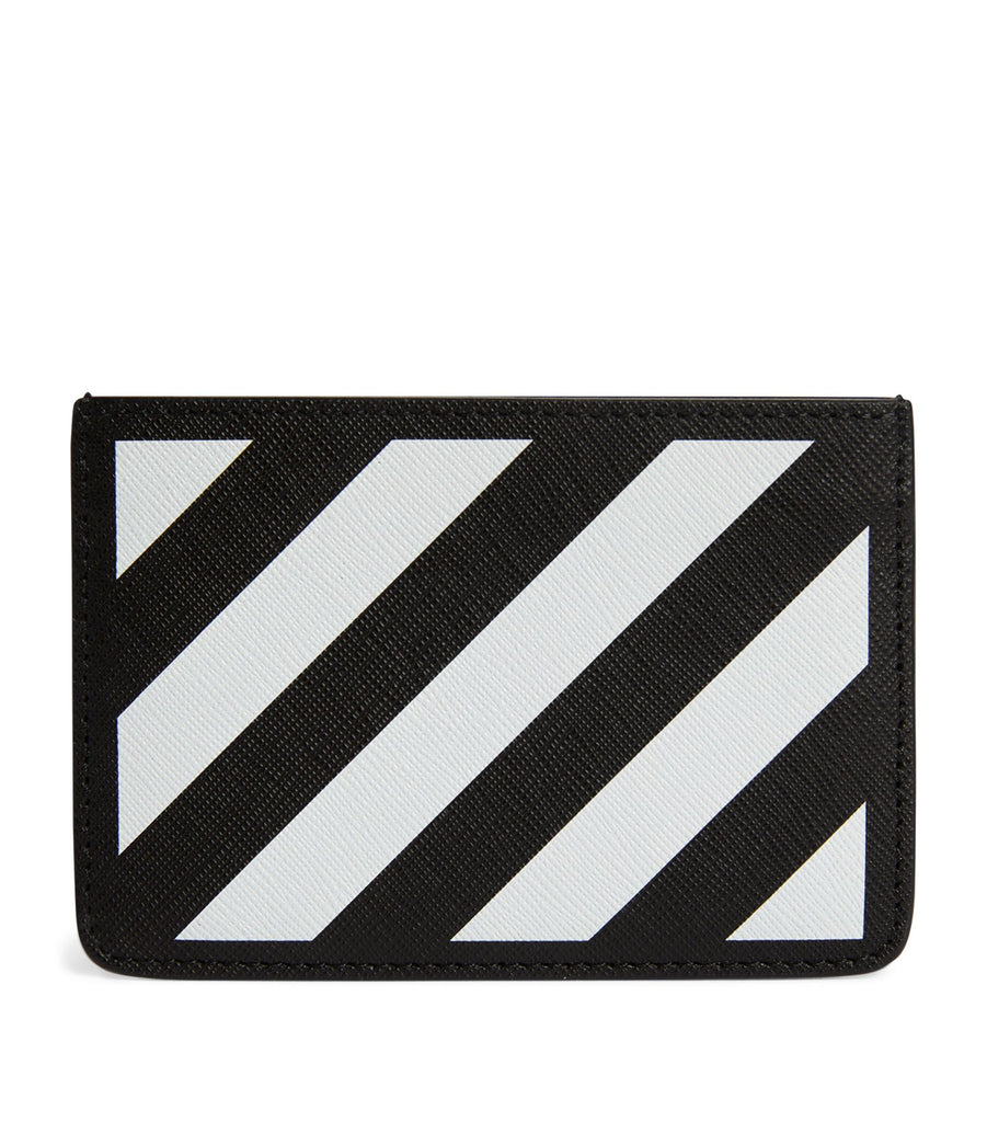 Leather Diagonals Card Holder