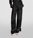 Satin Jacquard Pyjama Trousers GOODS Harrods   