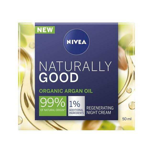 Nivea Naturally Good Regenerating Night Cream 50ml