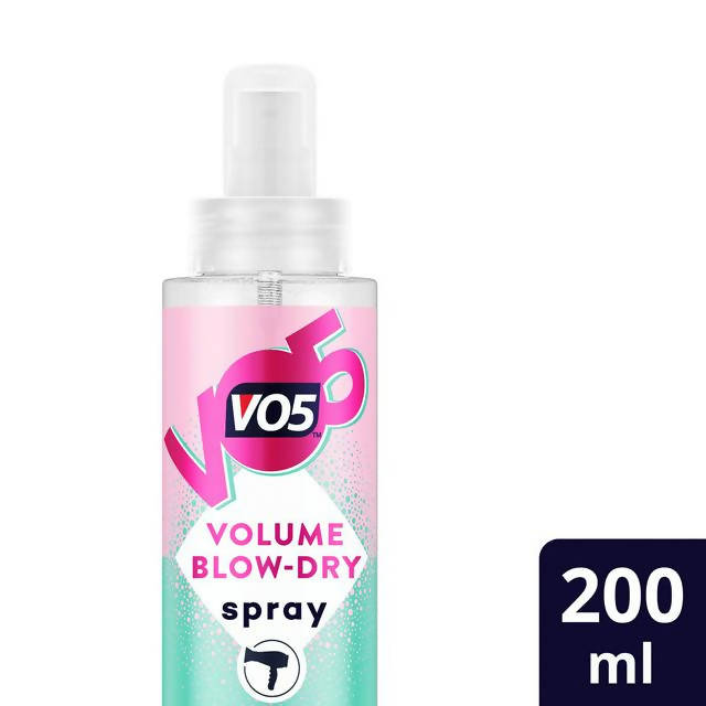 VO5 Volume Blow-Dry Hairspray 200 ml styling & hairspray Sainsburys   