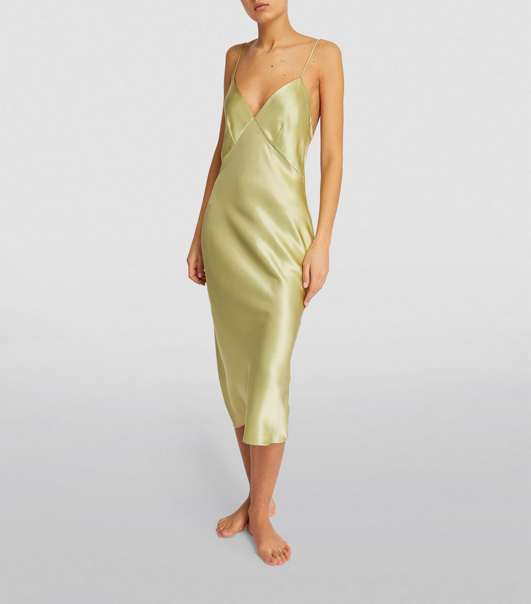 Silk Issa Slip Dress GOODS Harrods   