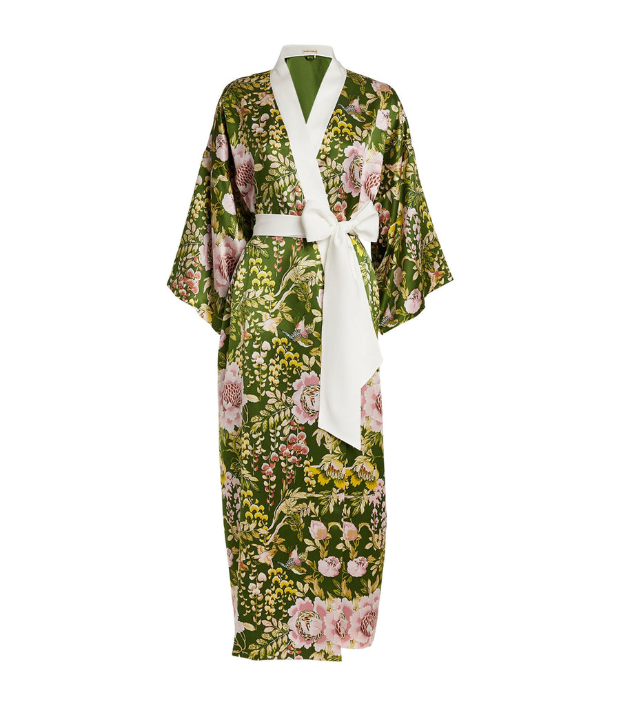 Silk Queenie Kimono Robe