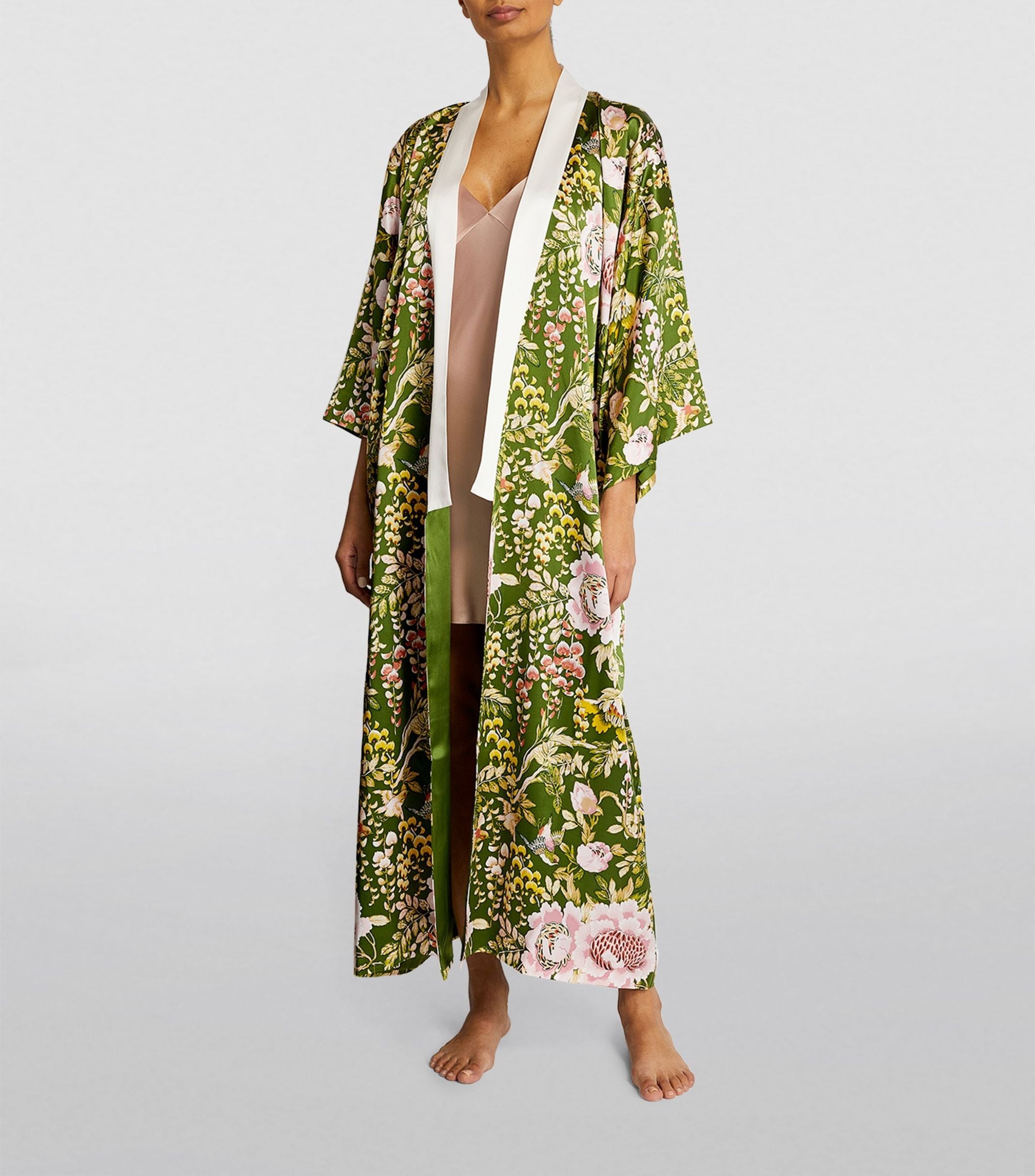 Silk Queenie Kimono Robe GOODS Harrods   