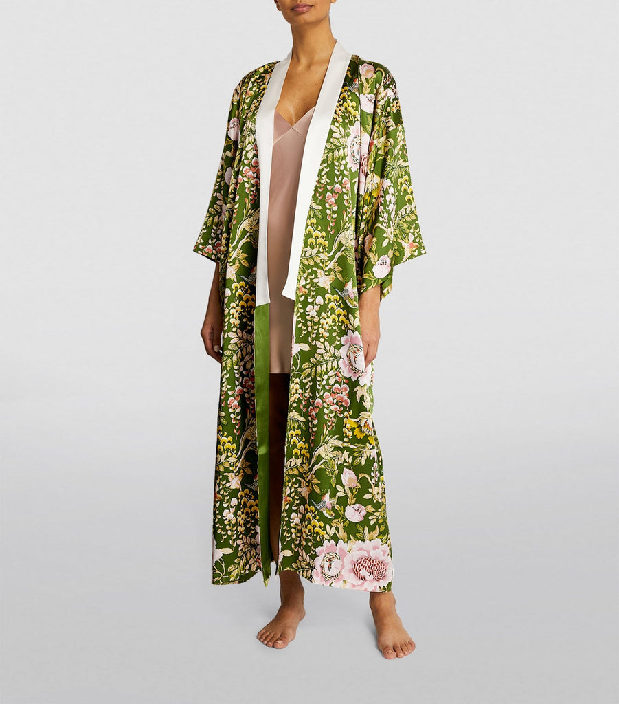 Silk Queenie Kimono Robe