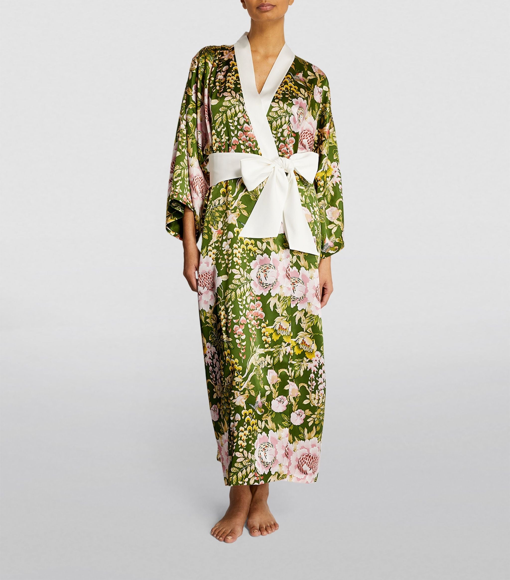 Silk Queenie Kimono Robe GOODS Harrods   