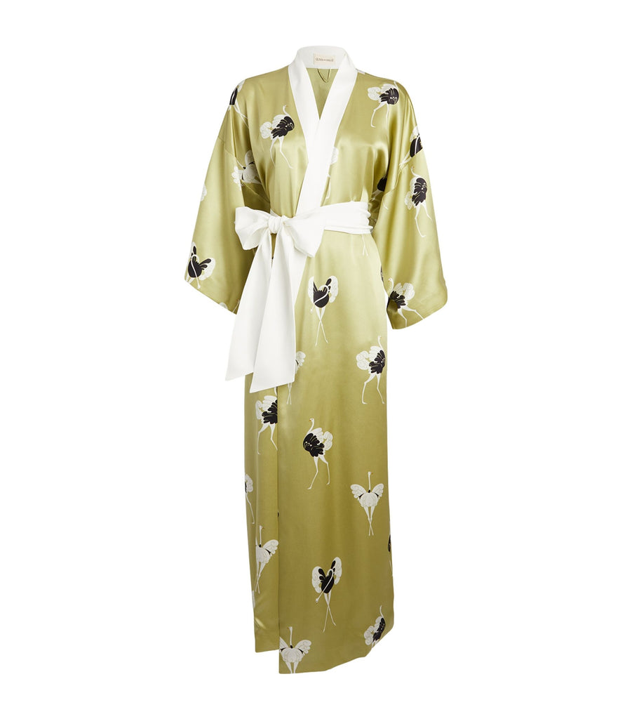 Silk Queenie Long Robe