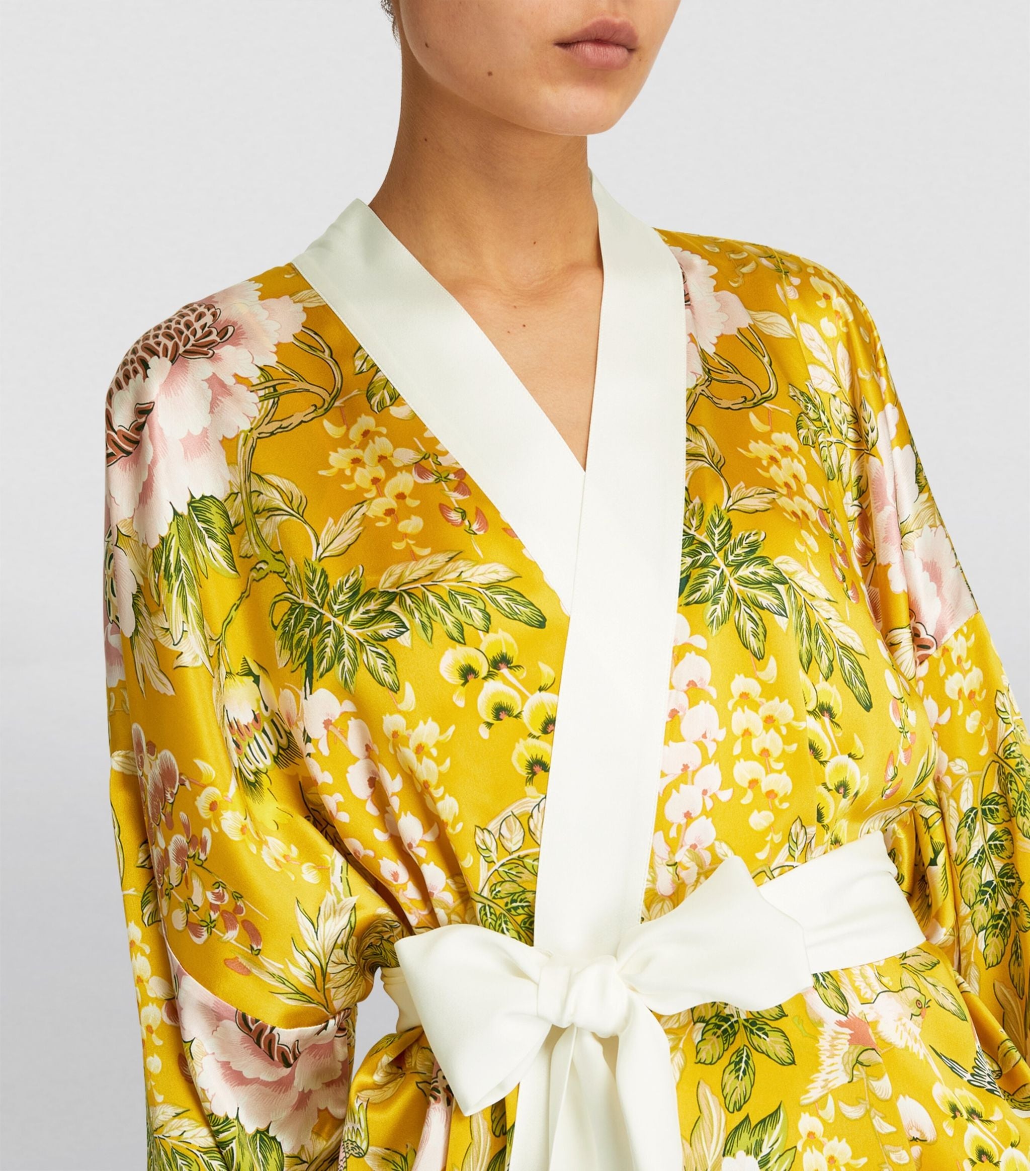 Silk Short Mimi Robe GOODS Harrods   