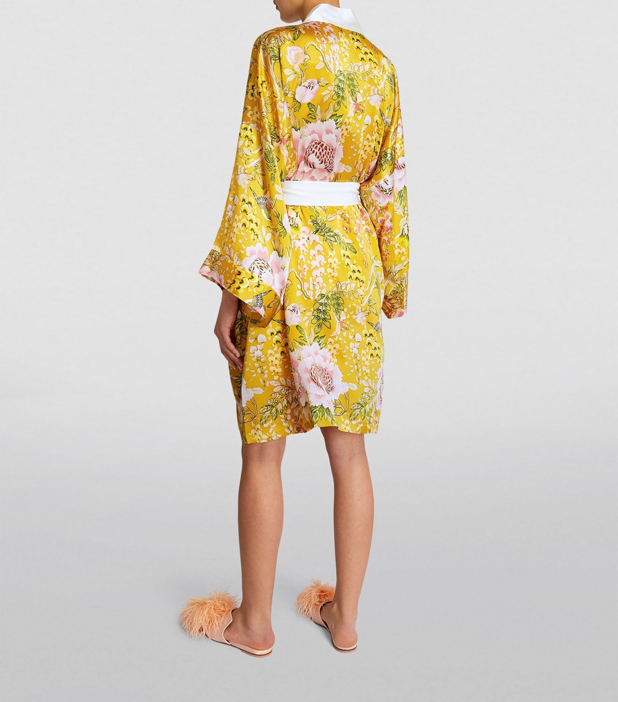 Silk Short Mimi Robe GOODS Harrods   