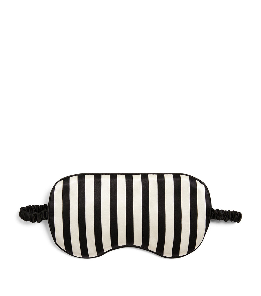 Silk Striped Eye Mask