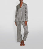 Silk Striped Lila Pyjama Set GOODS Harrods   